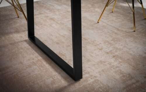 Esszimmertisch 200x100x76 cm Akazie Massivholz / Metall Esstisch Baumkante Küchentisch – Bild 6