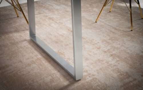 Esszimmertisch 160x80x76 cm Akazie Massivholz / Metall Esstisch Baumkante Küchentisch – Bild 6