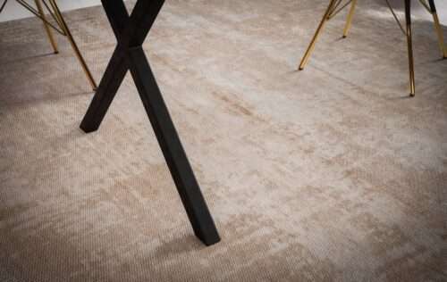 Esszimmertisch 140x80x76 cm Akazie Massivholz / Metall Esstisch Baumkante Küchentisch – Bild 6