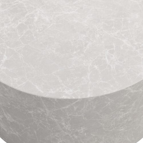Couchtisch MONOBLOC 60x60x30 cm in Stein-Optik Sandfarben Design Wohnzimmertisch Rund – Bild 6