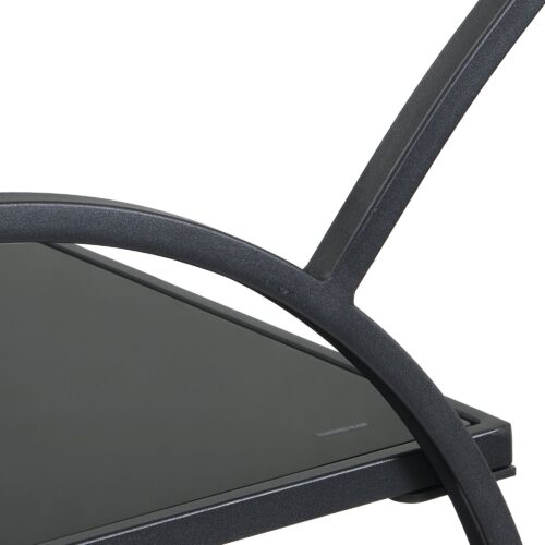 Design Servierwagen mit Rollen & Bremse 2 offenen Ebenen – Bild 5