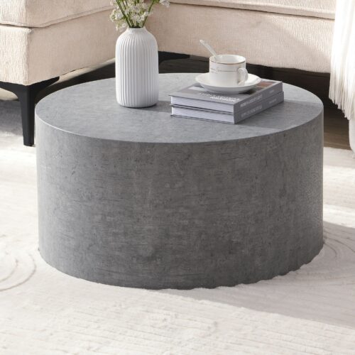 Couchtisch MONOBLOC 60x60x30 cm in Beton-Optik – Bild 2