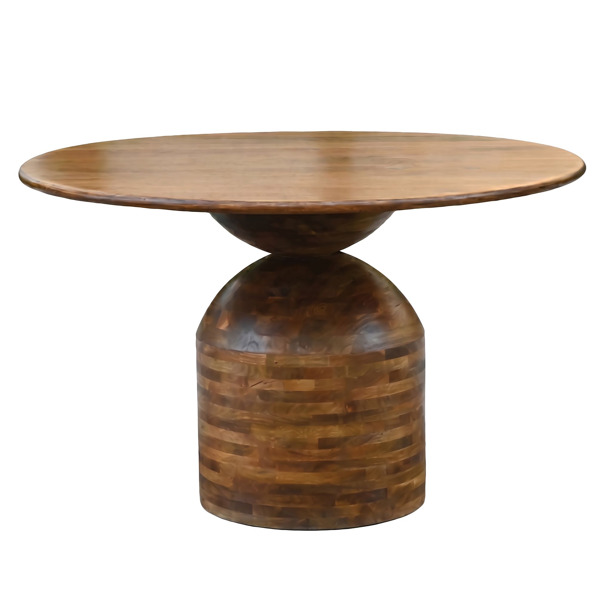 Esszimmertisch 120cm Rund Mango Massivholz - Großer Esstisch - Massivholztisch