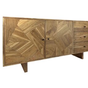Design Sideboard Akazie Massivholz 150 cm mit 2 Türen &
