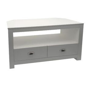 Lowboard TV Möbel Weiß 85cm - Kompaktes TV Board mit