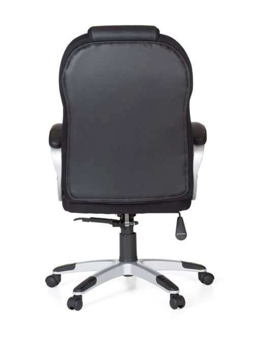 Bürostuhl Schwarz Gaming Chefsessel Drehstuhl 120kg Synchronmechanik Schreibtischstuhl – Bild 6