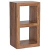 Standregal Massivholz Sheesham 88cm hoch 2 Böden Design Holz-Regal Naturprodukt Beistelltisch Landhaus-Stil