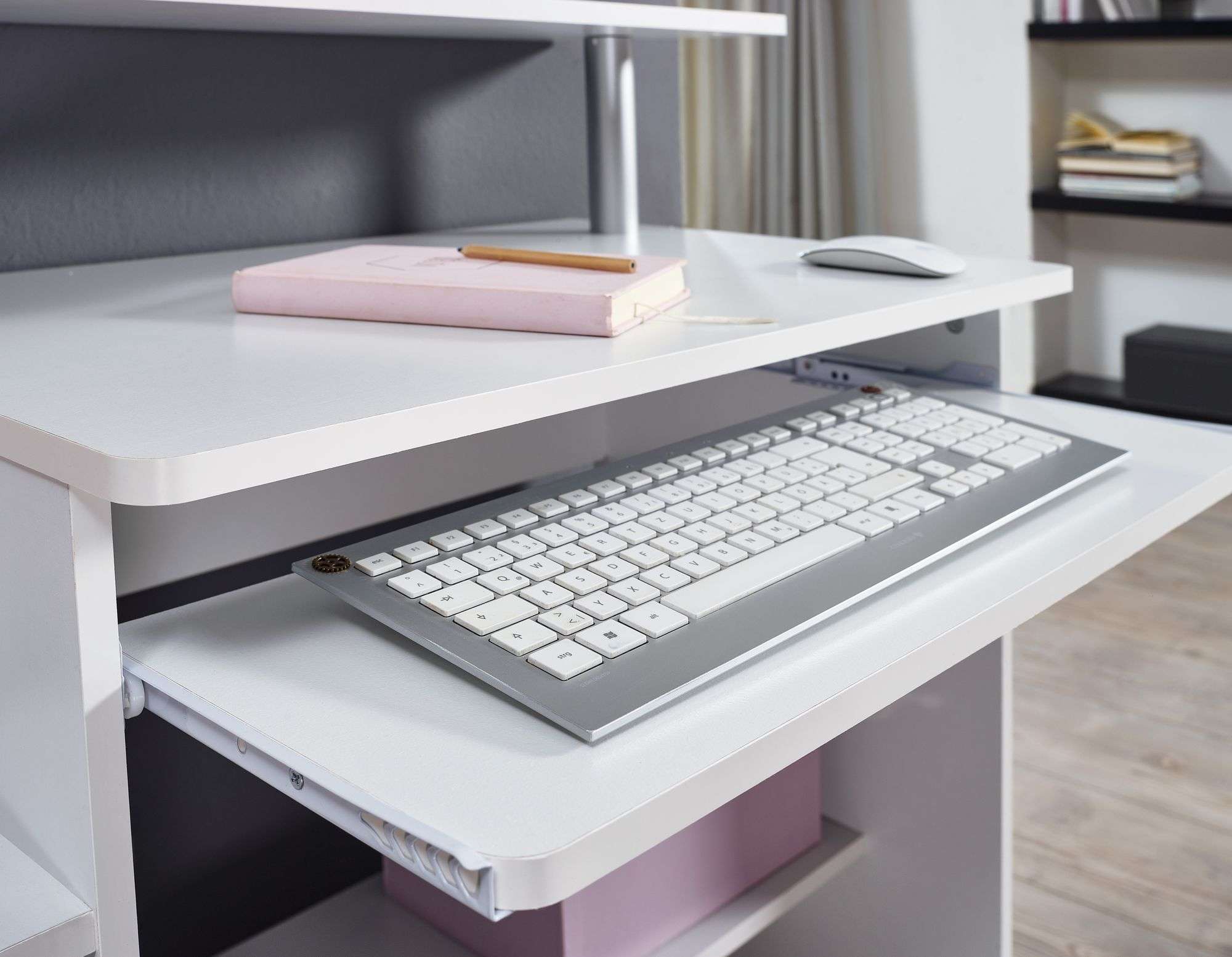 Computertisch Weiß 94x90,5x48,5 cm Laptop online kaufen
