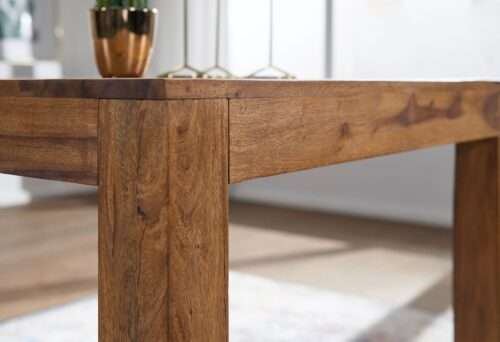 Esstisch MUMBAI Massivholz Sheesham 80 cm Esszimmer-Tisch Holztisch Design Küchentisch – Bild 7