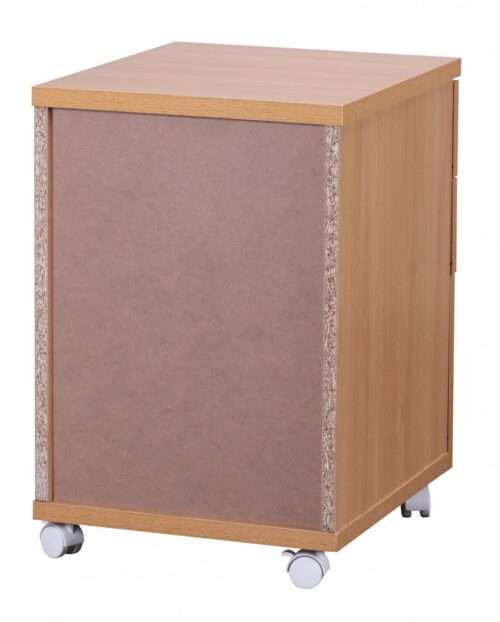 Rollcontainer OTTAWA 40 x 60 x 45 cm Unterschrank mit Rollen Buche Rollwagen mit Schubladen – Bild 5