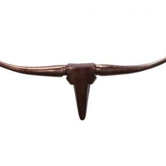 Design Bull Geweih S Wanddekoration 75 cm Deer Alu Aluminium Bronze Wandgeweih Designdekoration Jagdtrophäe Wohnzimmerdekoration elegant Hörner Wandschmuck