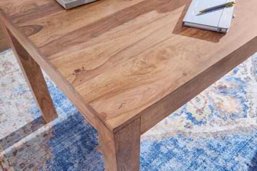 Esstisch Massivholz MUMBAI Akazie 120 cm Esszimmer-Tisch Holztisch Design Küchentisch – Bild 6