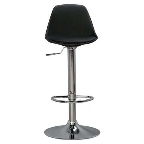 KORSIKA Barhocker Kunstleder Schwarz Hocker Sitzhocker Tresenhocker Design Barstuhl Tresenstuhl – Bild 2