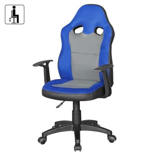SPEEDY - Racing Kinder-Schreibtischstuhl für Kinder ab 8 Blau – Bild 4