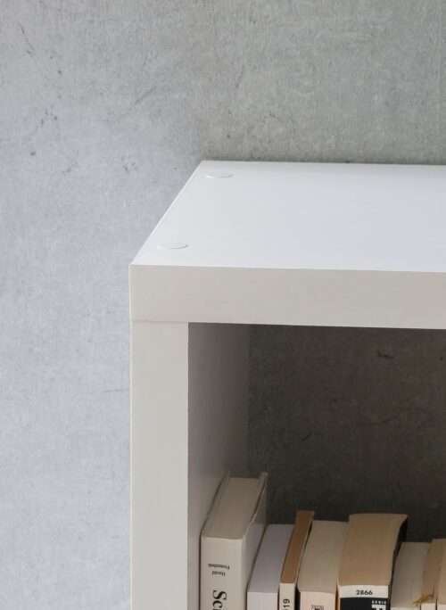 Würfelregal 112x29x112 cm Bücherregal mit 9 Fächern Weiß Standregal Holz Regal – Bild 6