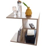 Beistelltisch 50x50x30 cm Holz Sonoma Design Anstelltisch Sofa | Couchtisch klein modern | Kleiner Wohnzimmertisch eckig | Sofatisch Ablagetisch hoch | Schmaler Tisch Wohnzimmer