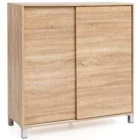 Schuhschrank Holz Sonoma 100x108x37