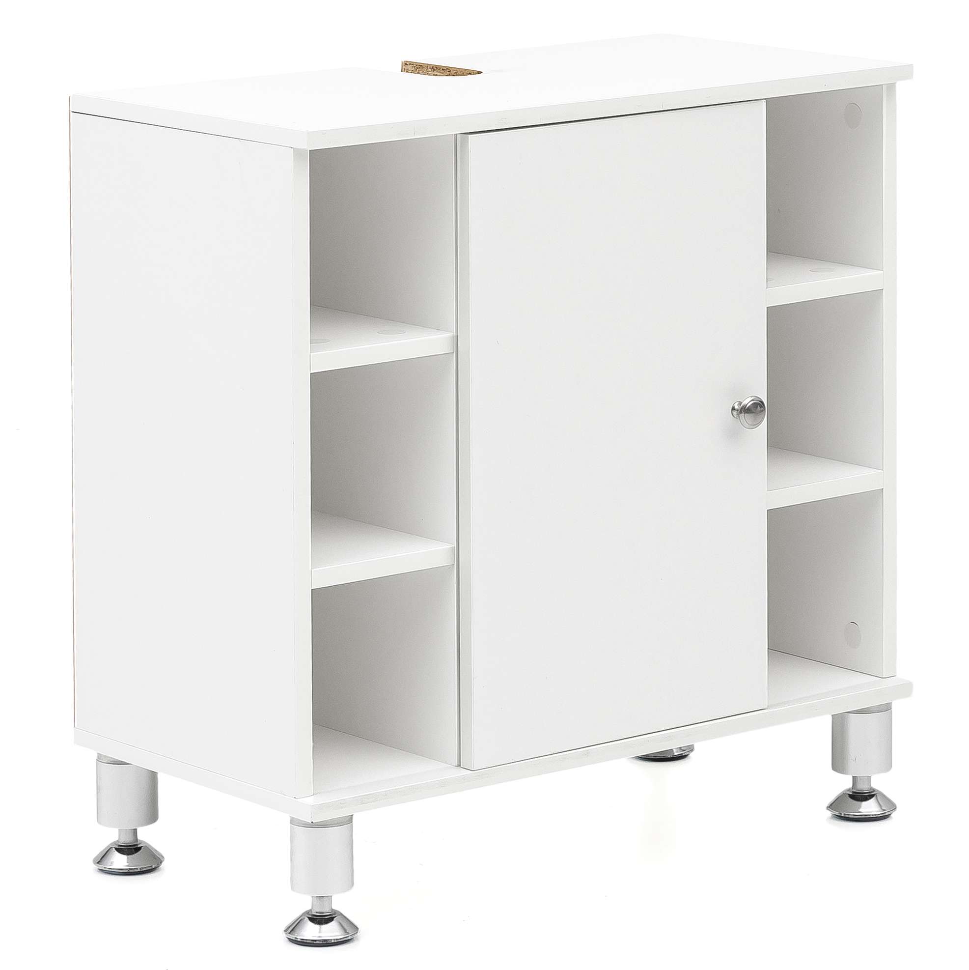 Waschbeckenunterschrank 60 x 64 x 32 cm Weiß Badschrank kaufen