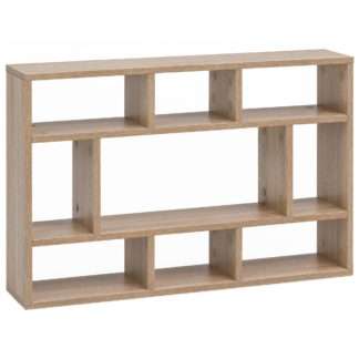 Wandregal Sonoma Eiche 75x51x16 cm Holz Hängeregal Modern | Design Wandboard Freischwebend | Holzregal Regal für die Wand | Bücherregal Schmal | Dekoregal Schweberegal Wohnzimmer