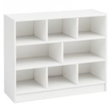Bücherregal Weiß 80x68