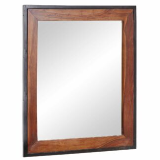 Badezimmerspiegel Sheesham Massivholz 86x102x2