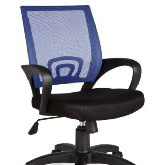 Bürostuhl Blau Schreibtischstuhl mit Armlehne Bürodrehstuhl Jugendstuhl