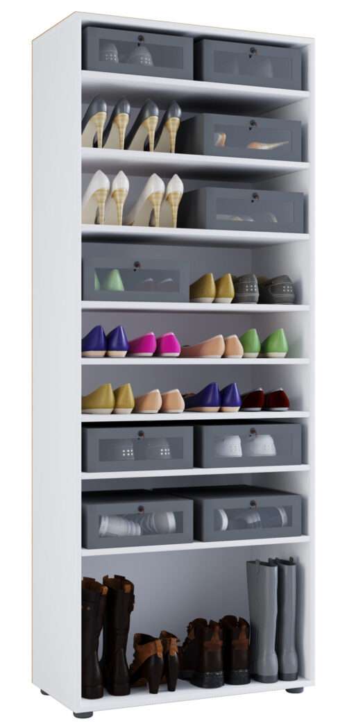 Schuhschrank VCM Vandol l ohne Türen 9 Fächer