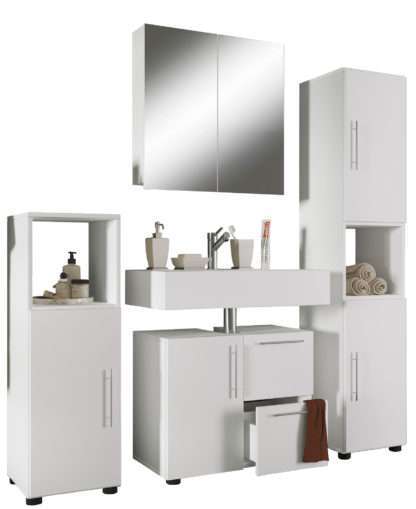 Badset VCM Flandu mit Spiegelschrank