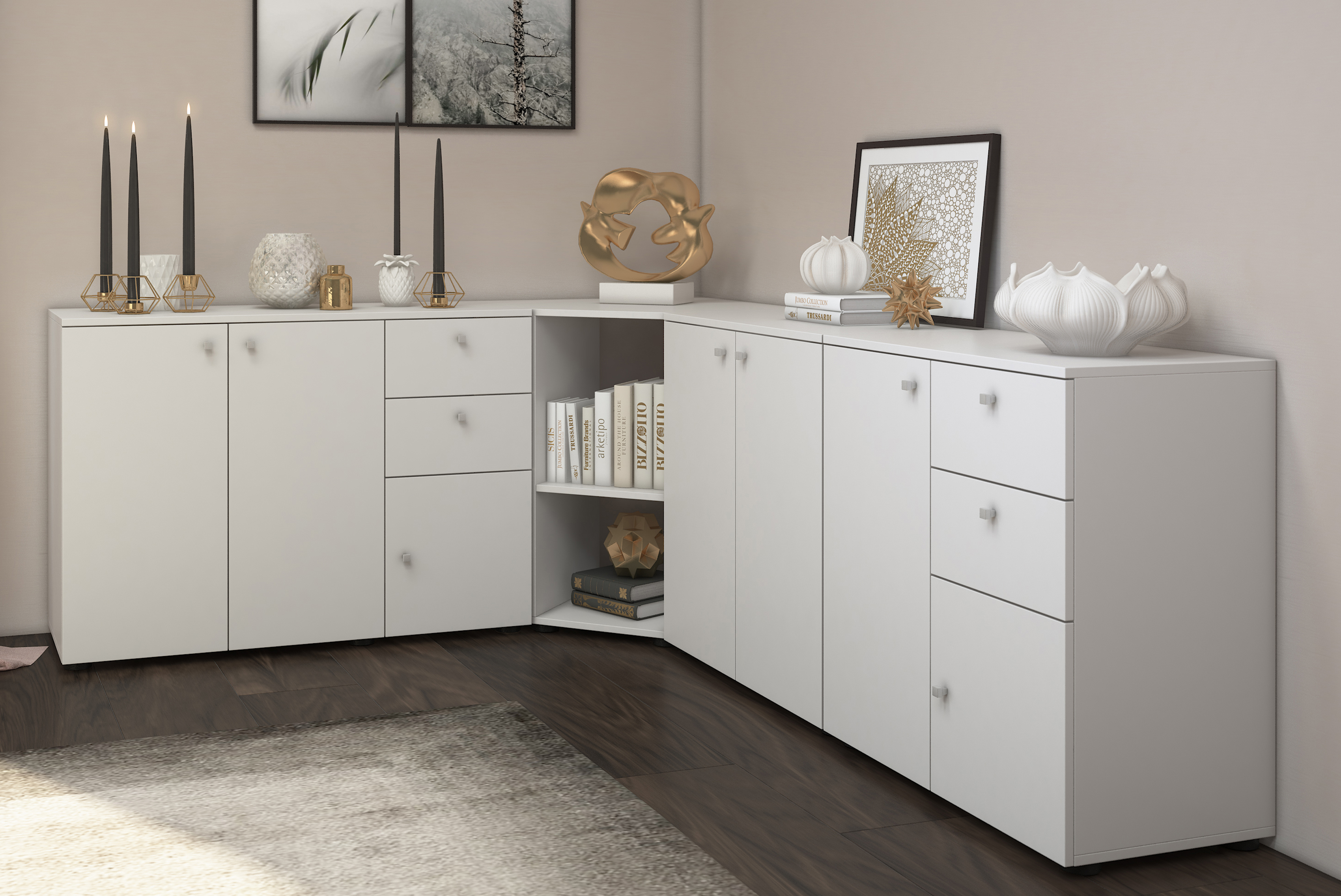 VCM Eck Kommode Vandol V4 jetzt günstig kaufen