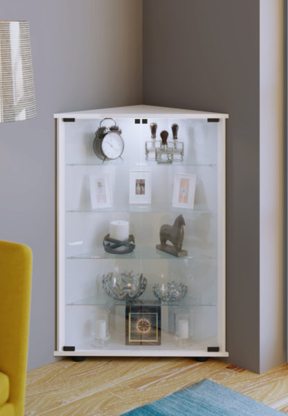 VCM Standvitrine Jecka mit Beleuchtung