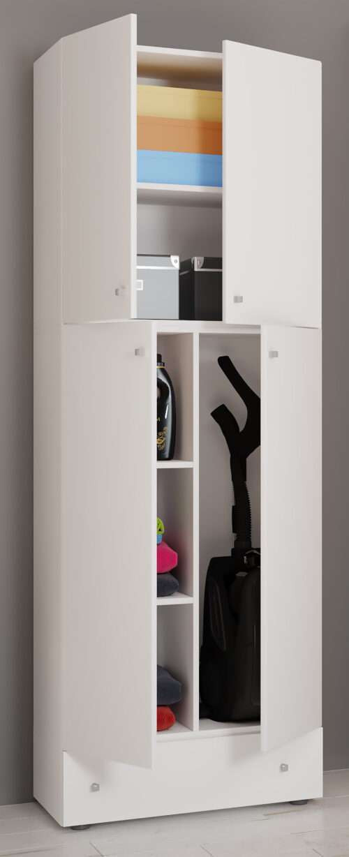 Putzschrank VCM Lona XXL Drehtüren | Mit Schublade – Bild 2