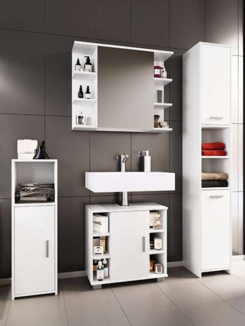 4-tlg. Badmöbelset Badezimmer Set VCM Zalo II – Bild 2