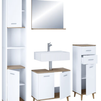 4-tlg. Badmöbelset Badezimmer Set VCM Landos I