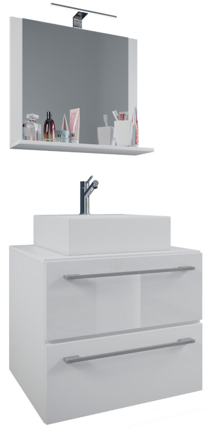 3-tlg. Waschplatz VCM Badinos II 60 cm