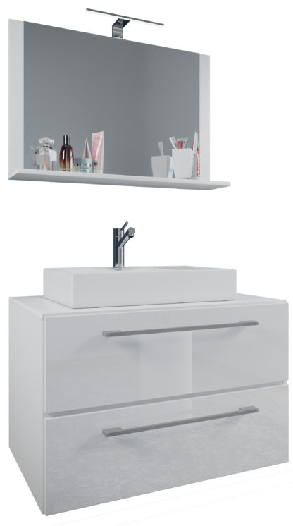 3-tlg. Waschplatz VCM Badinos II 80 cm