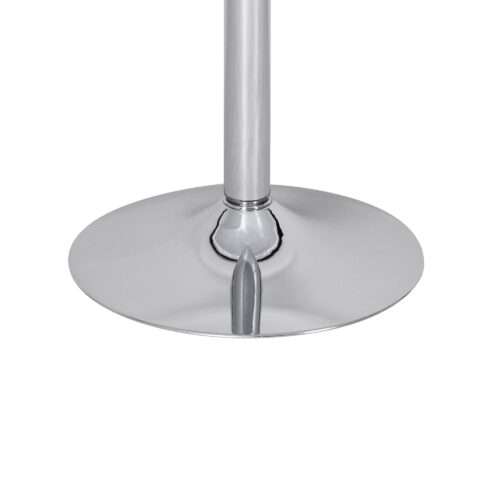Stehtisch 60x60x105 cm Rund Bartisch Sicherheitsglas Bistrotisch Silber Moderner Tisch – Bild 5