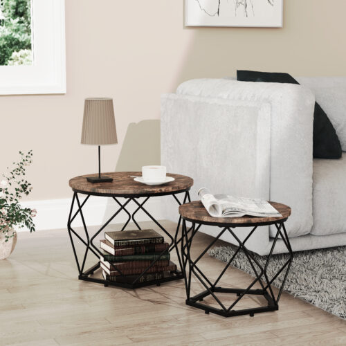 Beistelltisch 2er Set VCM Helaro M – Bild 3