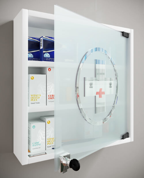 Medizinschrank VCM Hustila S – Bild 2