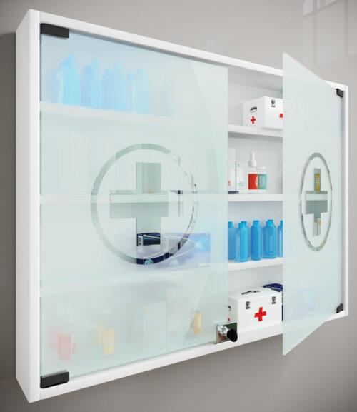 Medizinschrank VCM Hustila L – Bild 2