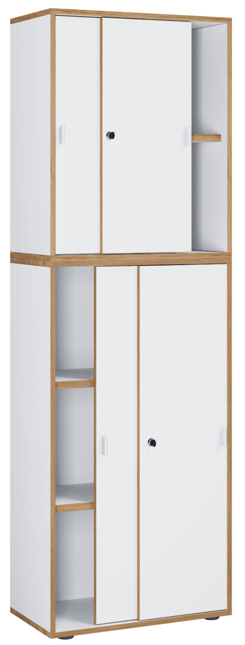 Schuhschrank 5fach Schiebetüren VCM Salia B60 – Bild 3