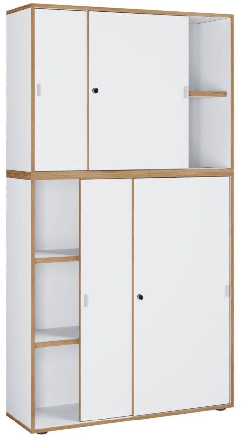 Schuhschrank 5fach Schiebetüren VCM Salia B100 – Bild 3