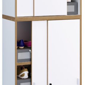 Schuhschrank 5fach Schiebetüren VCM Salia B60