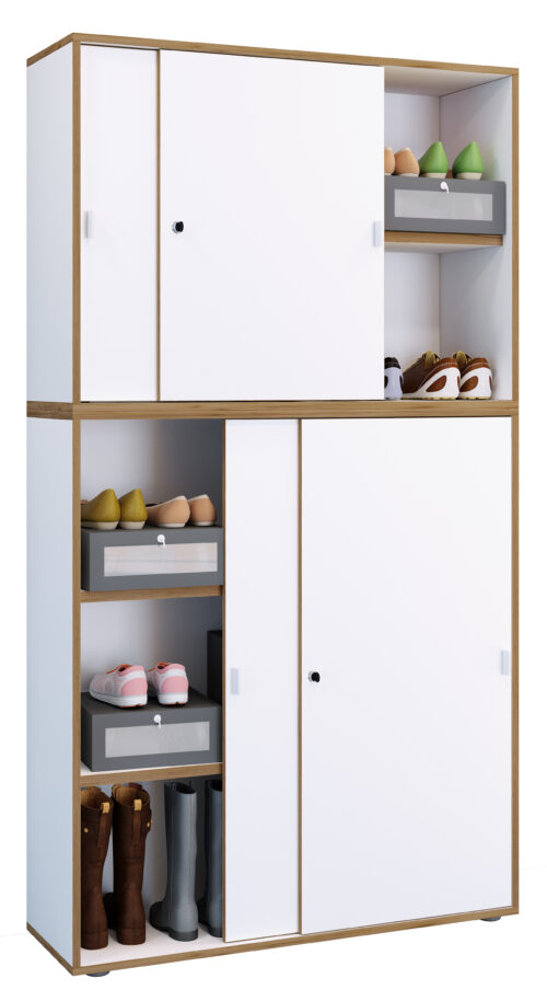 Schuhschrank 5fach Schiebetüren VCM Salia B100