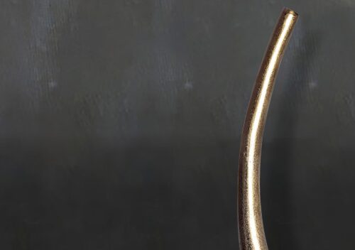 Deko Vase 100 cm Aluminium Gold Spirale Blumenvase Modern Groß – Bild 5