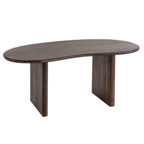 Esszimmertisch 180x90x75 cm Akazie Massivholz Dunkelbraun Esstisch Retro Küchentisch Massiv