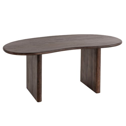Esszimmertisch 180x90x75 cm Akazie Massivholz Dunkelbraun – Bild 7