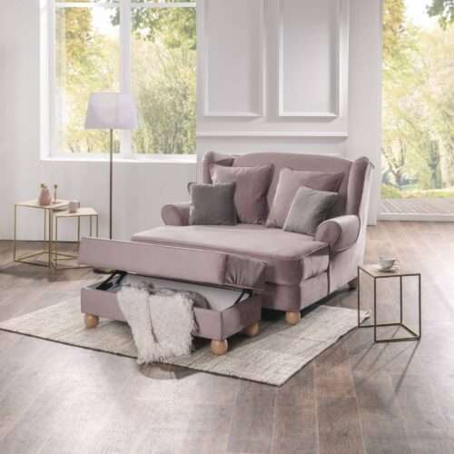 Max Winzer Big-Sessel Harvard Samtvelours – Bild 2