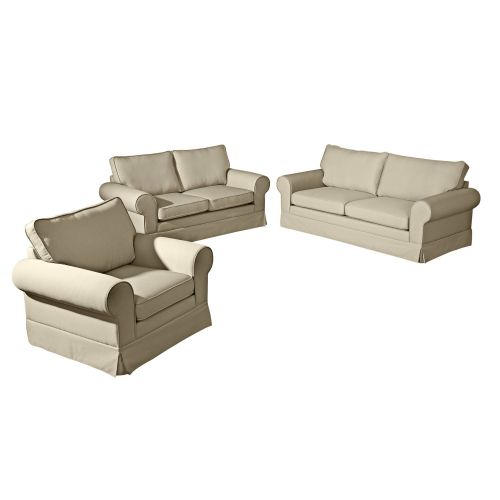 Max Winzer Sofa Hillary Flachgewebe (Leinenoptik)