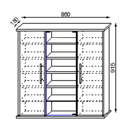 Medizinschrank VCM Santila – Bild 5